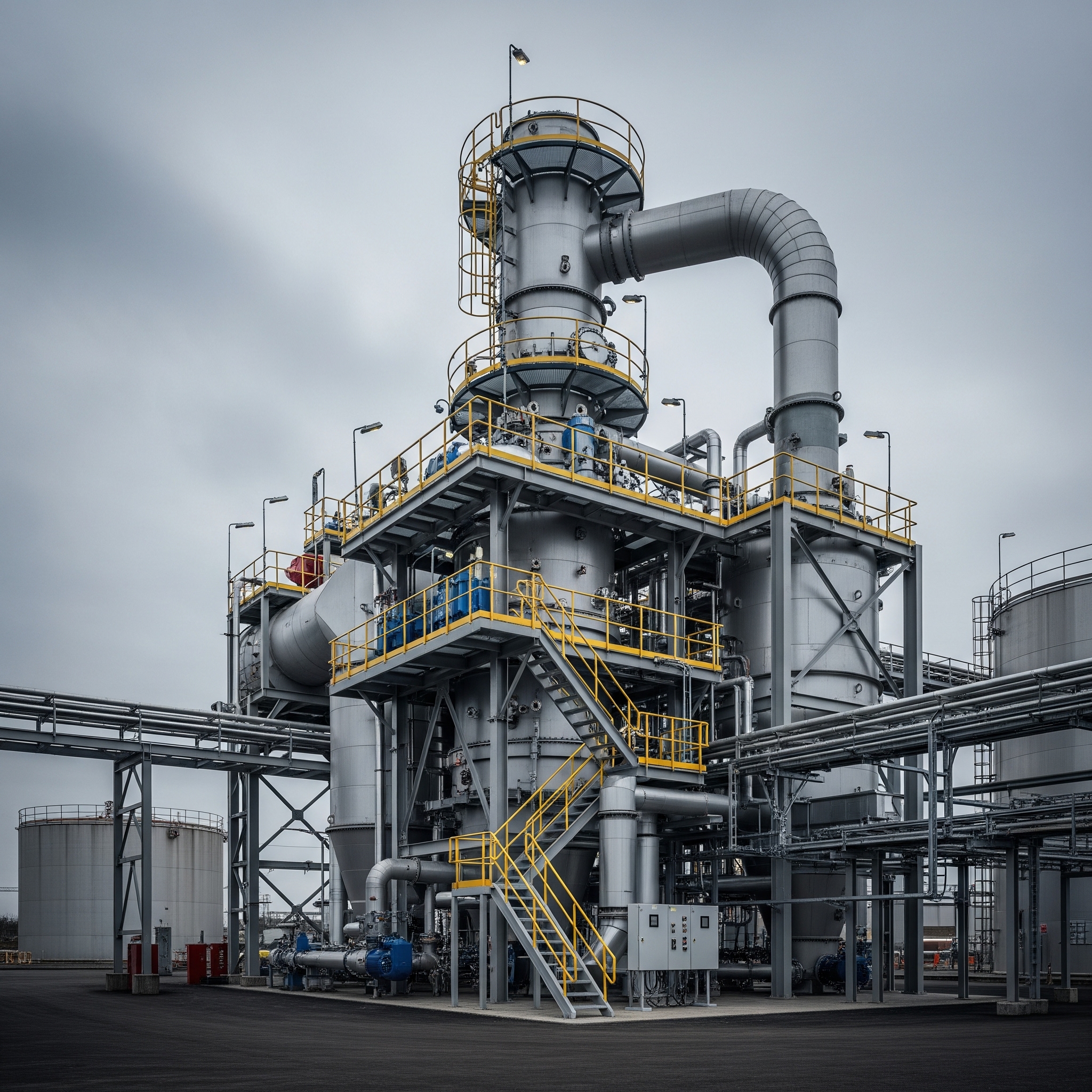 AER Energy modular syngas gasification unit converting biomass into clean syngas for carbon-negative power and fuel