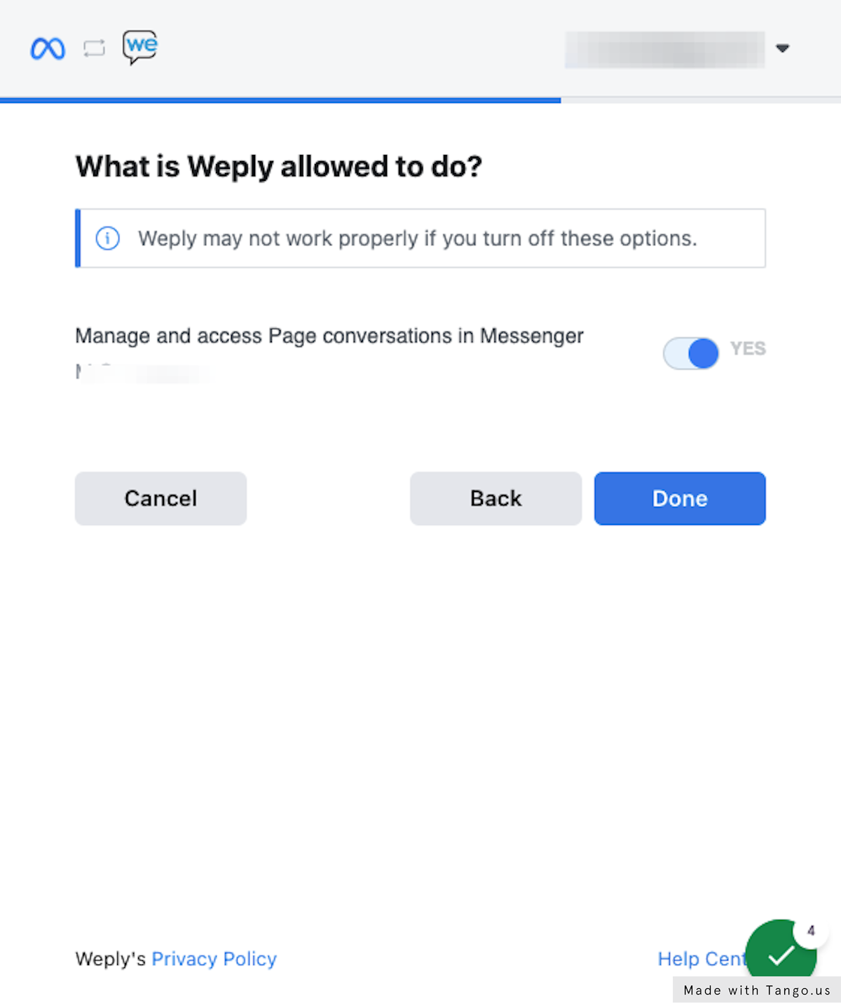 Click on YES