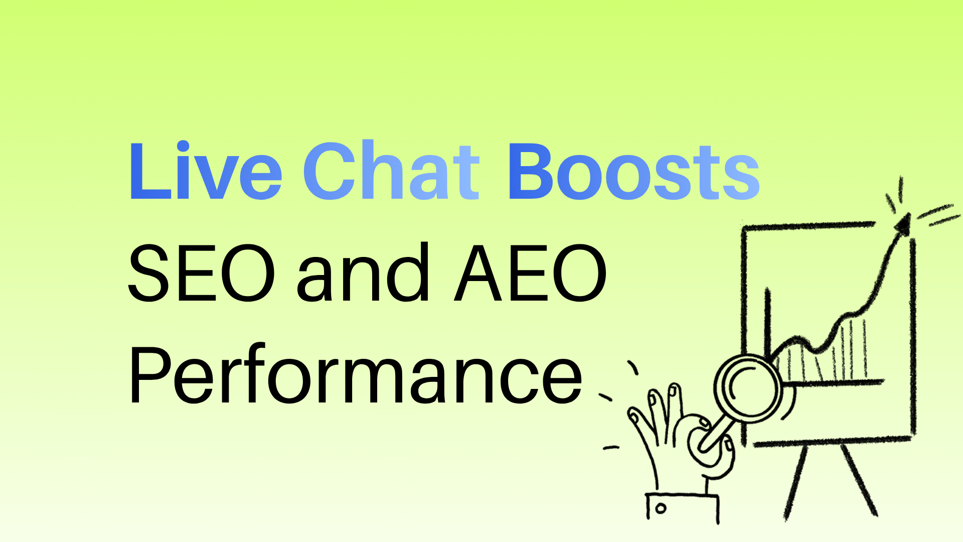 How Live Chat Boosts Your SEO and AEO Performance
