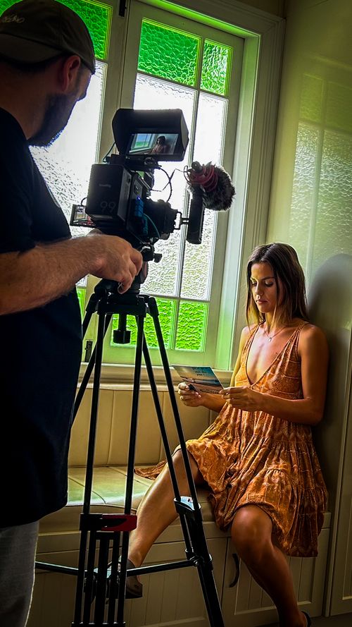 image of video editing software on a computer screen for a film production company