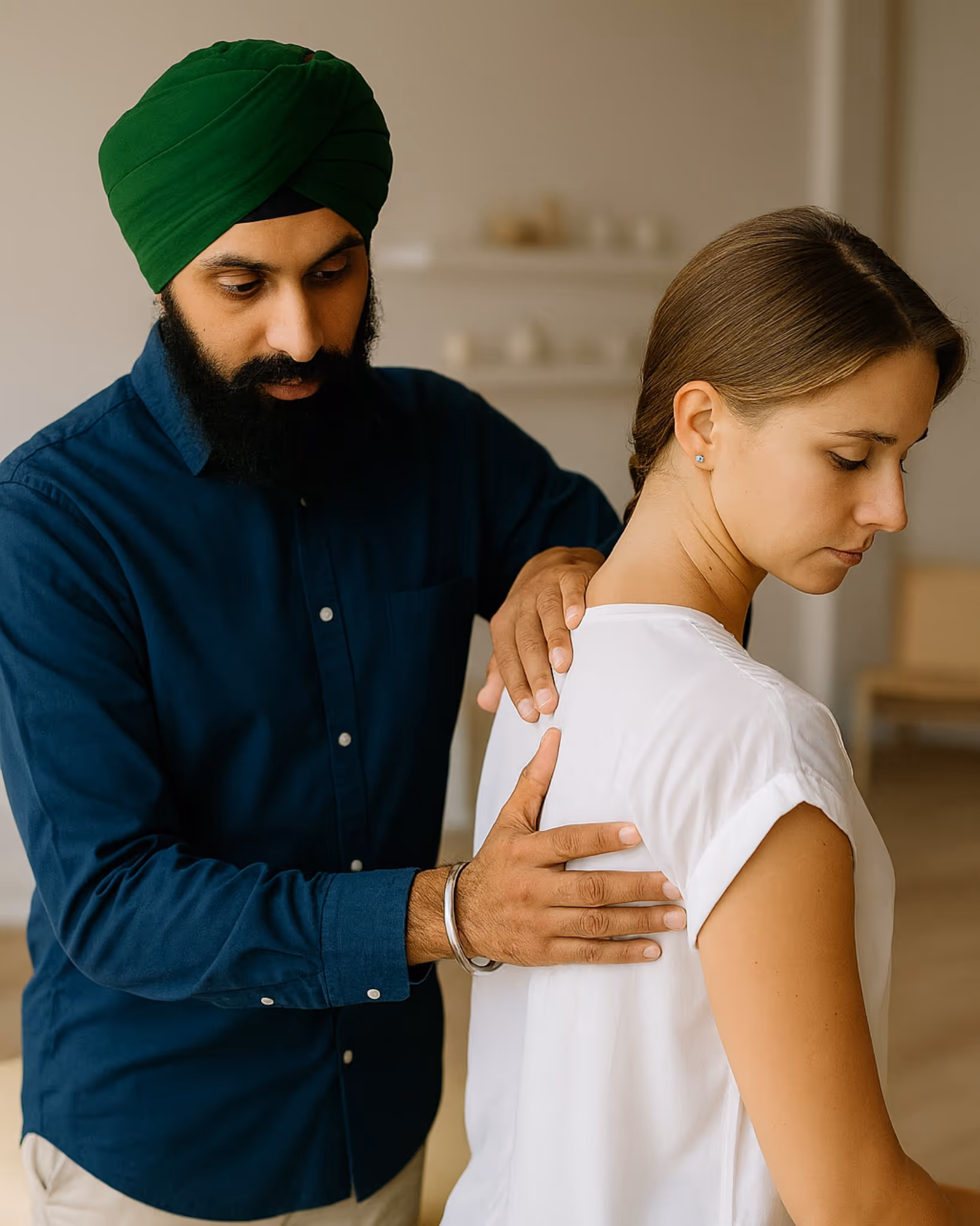 Patient test of Spine Range of Motion
