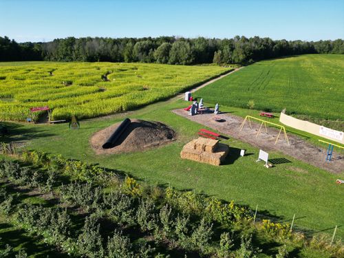The tube slide in the Fun Field