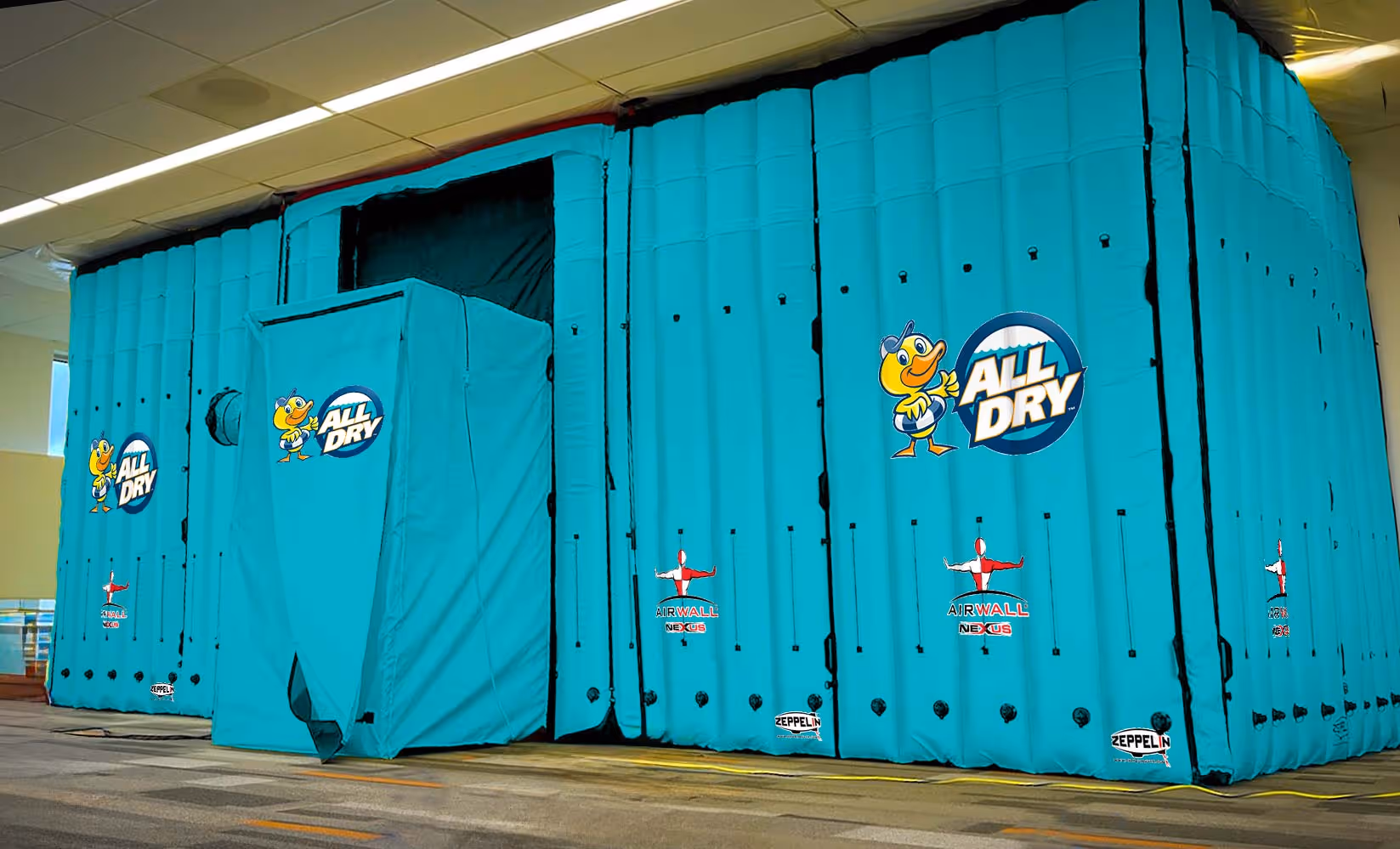 AirWall system with custom branding