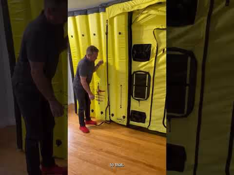 Tightening the tension straps front and rear