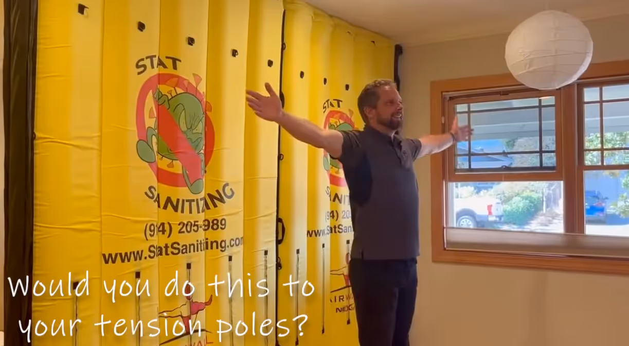 Trust fall, against the wall!