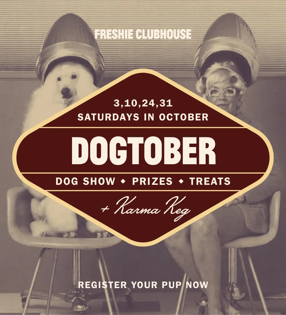 Dogtober at Freshie Clubhouse