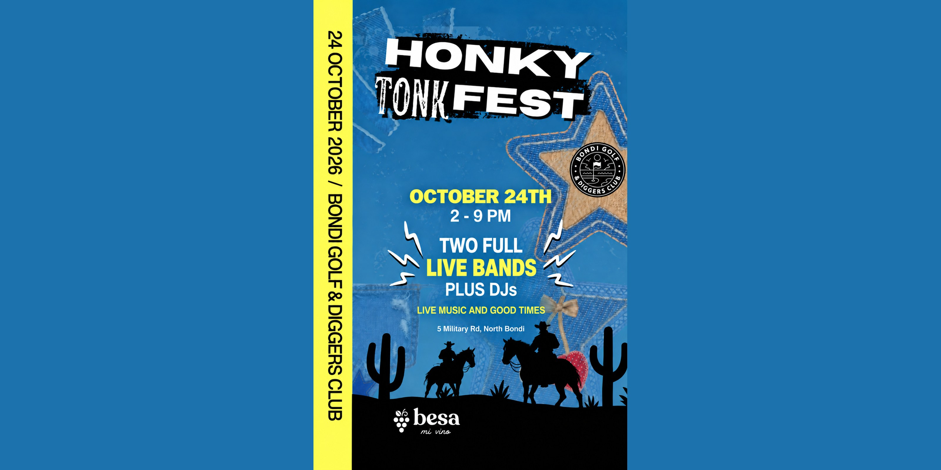 Honky Tonk Fest 2 at Bondi Golf & Diggers Club