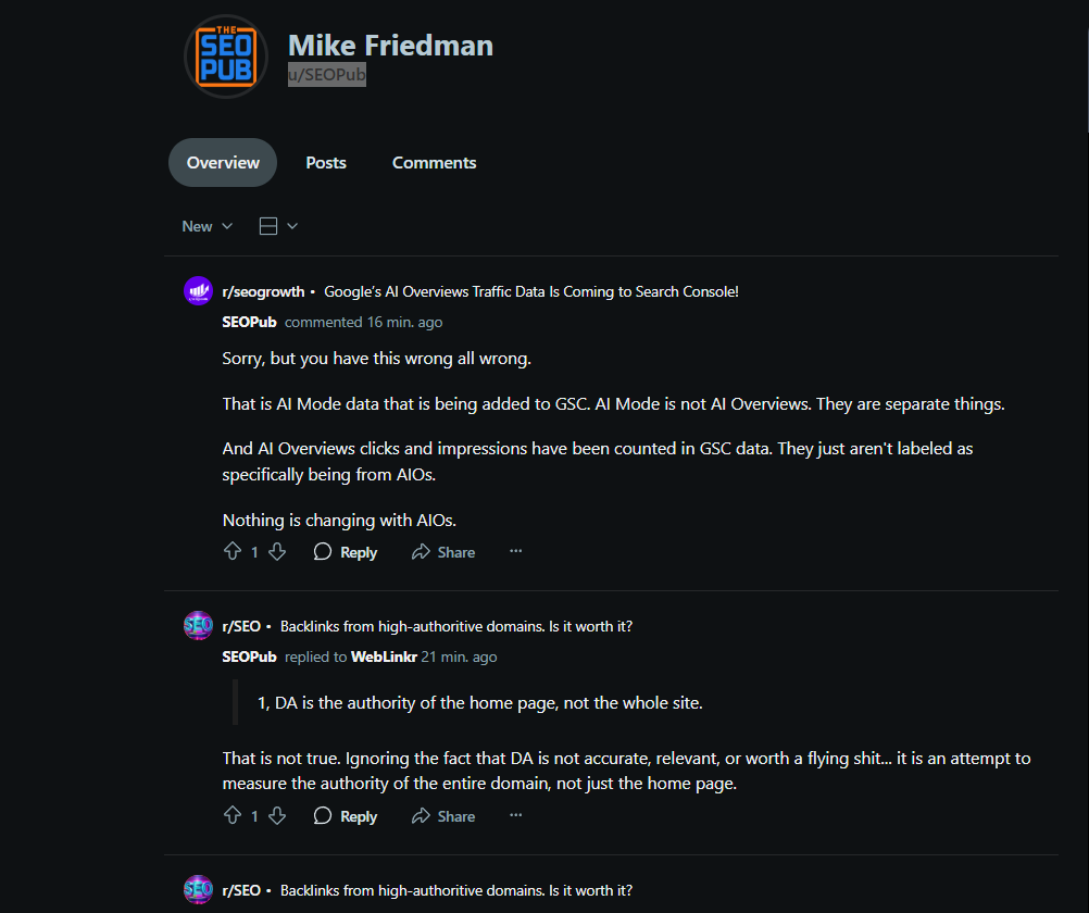 Mike Friedman SEOpub