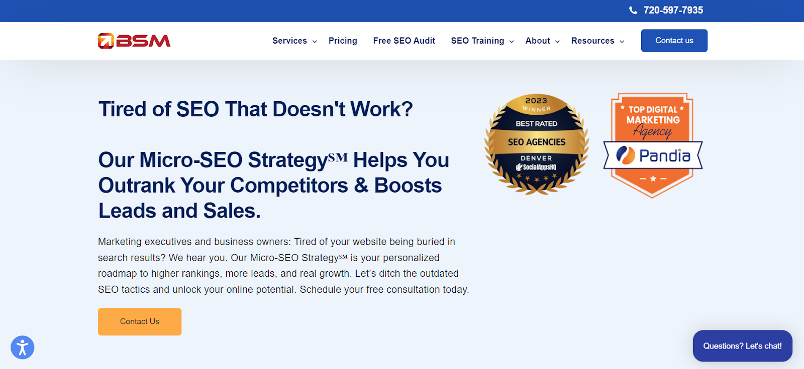 SEO agency that serves Denver companies and is based in Denver