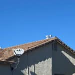 WeLink network receiver size compared to satellite TV dish receiver