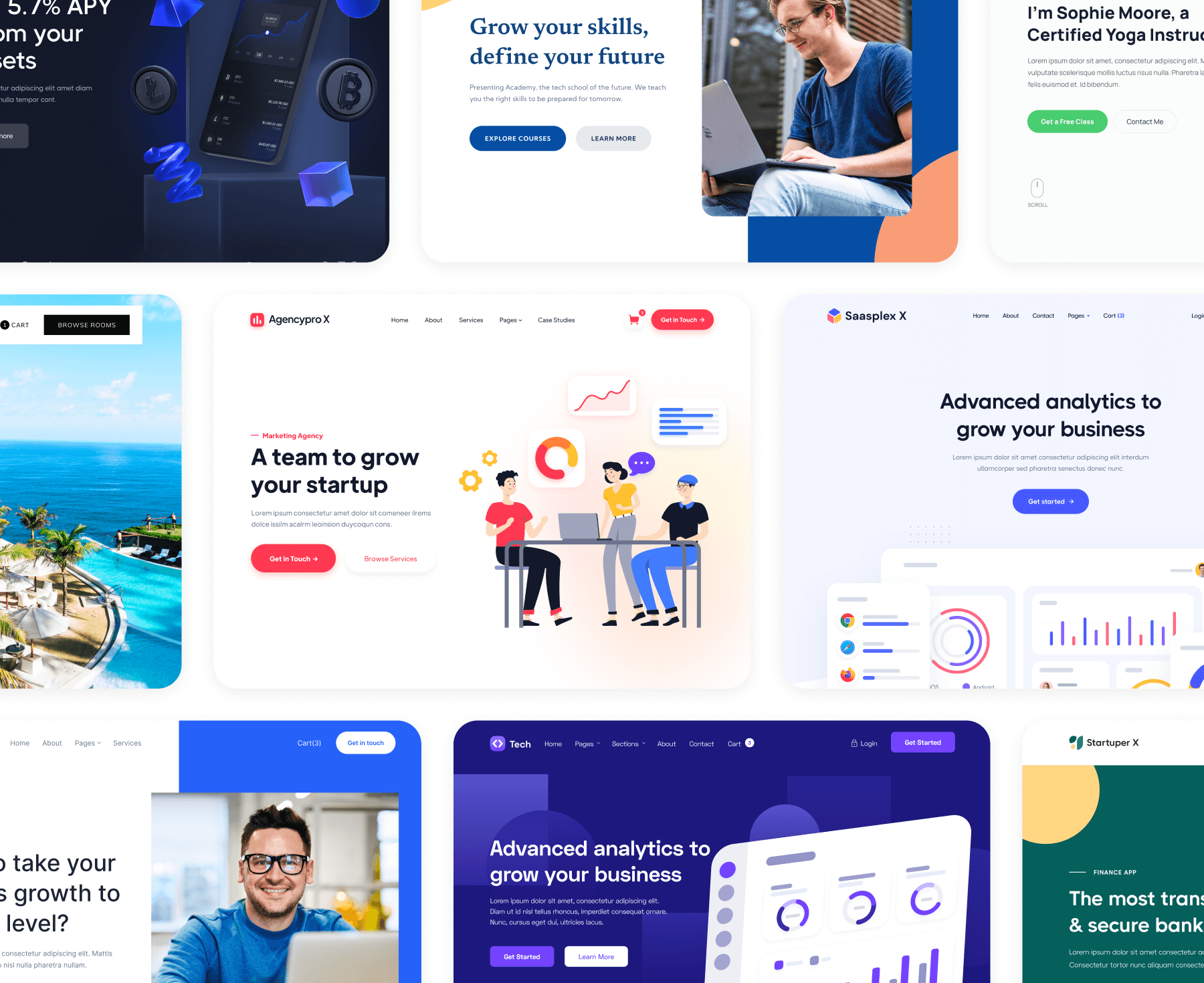 Energy X - Brix Webflow Template Energy Webflow Template