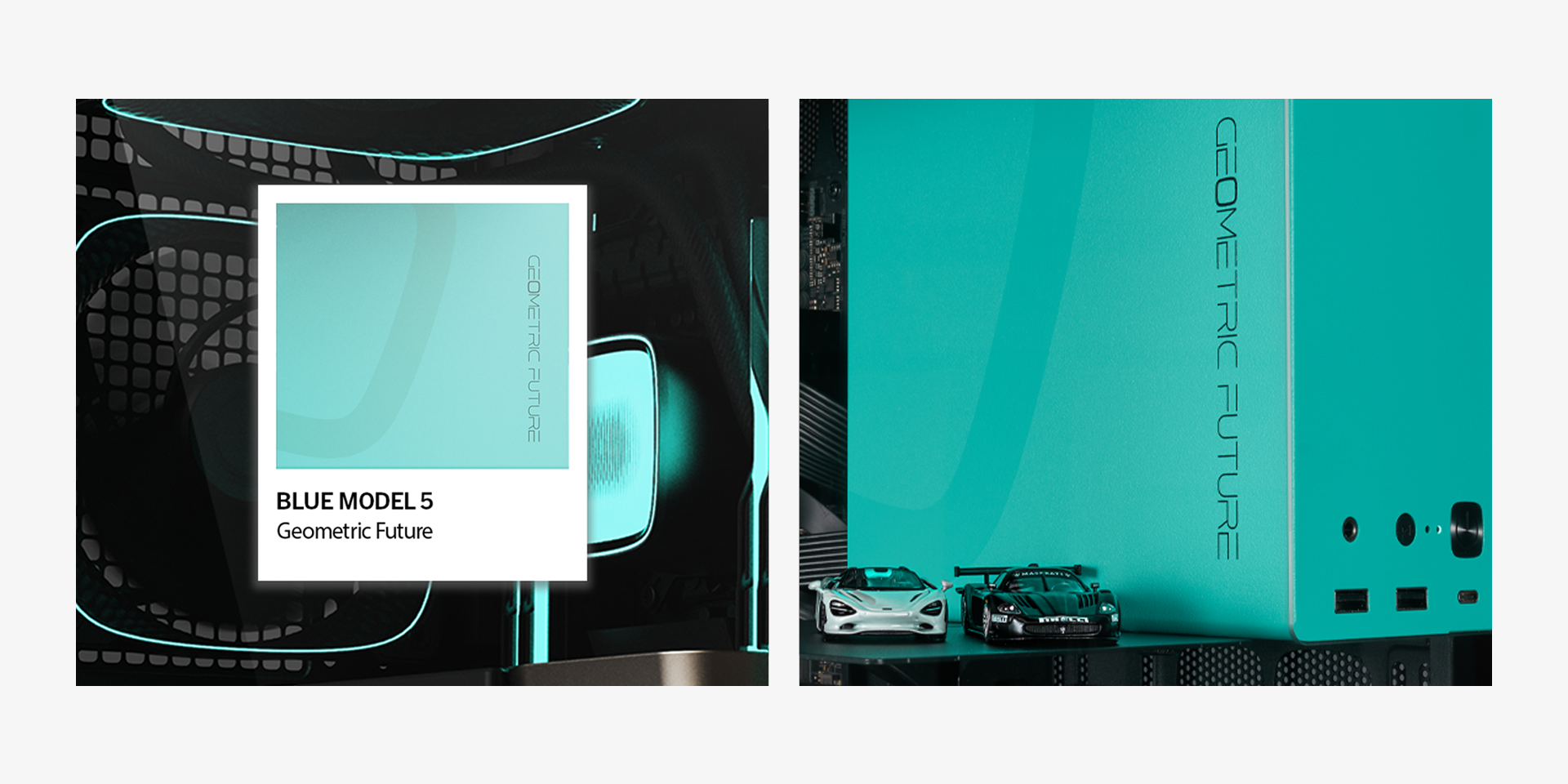 Geometric Future Model 5 Blue