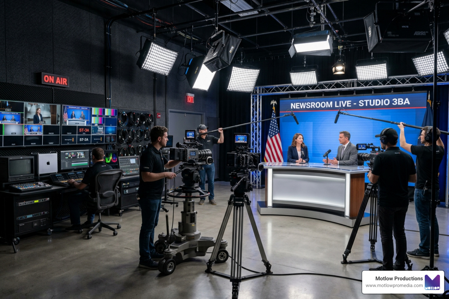 Professional video equipment and studio setup for high-quality production - Content creation agency