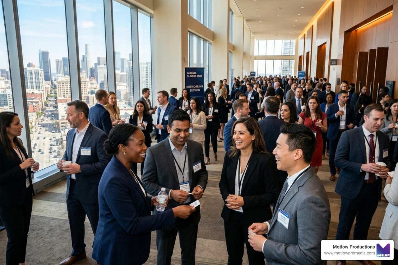 Global summit networking session with industry leaders - corporate event management companies Global summit networking session with industry leaders - corporate event management companies
