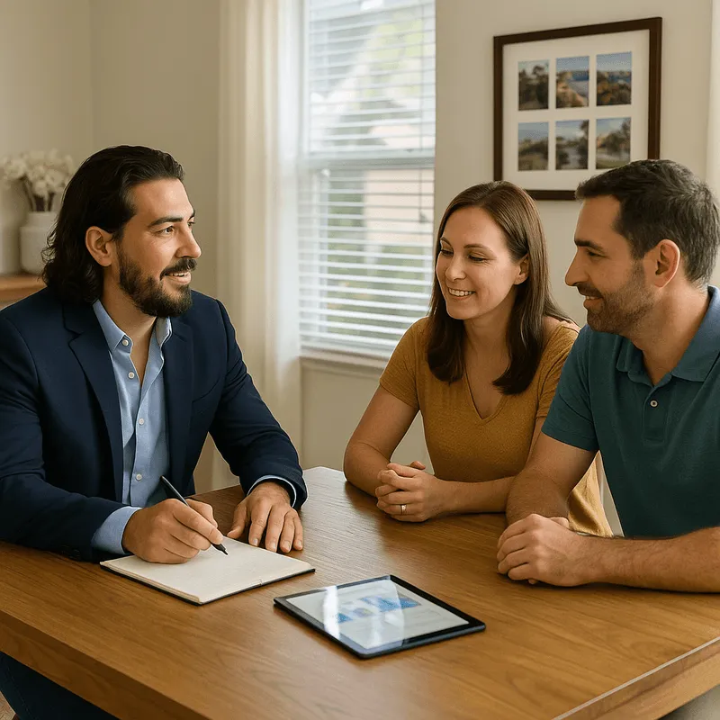 Rudy providing a personalized consultation to clients