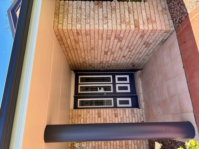 Front door After