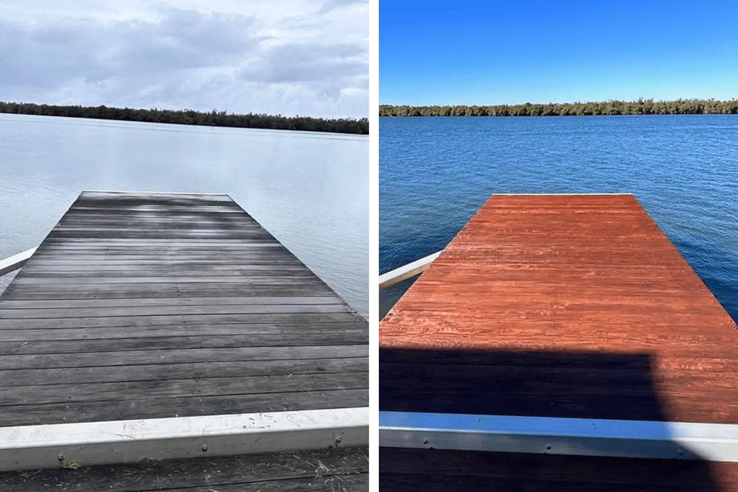 Timber Jetty Restoration & Stain