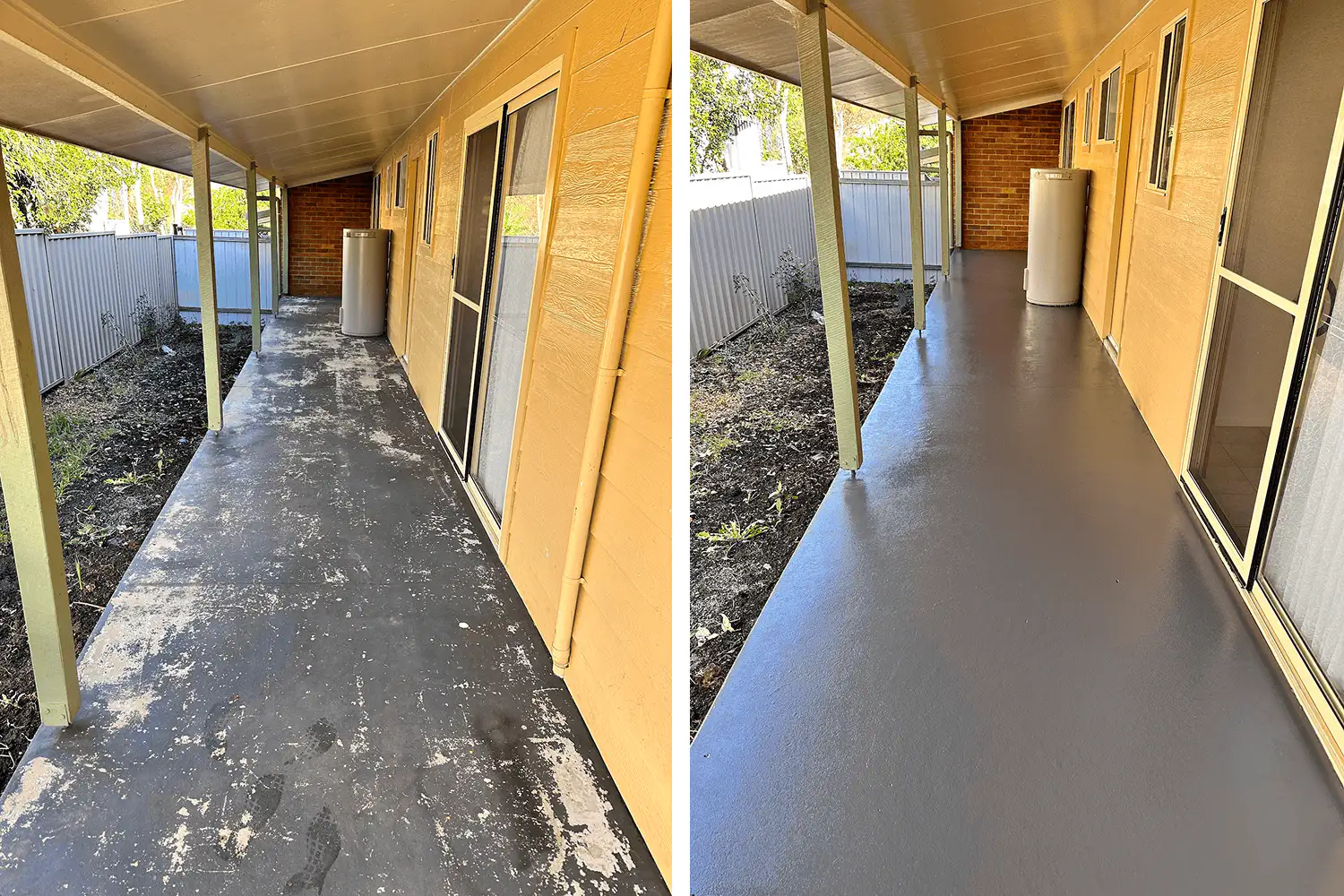 Concrete Patio Recoat – Surface Renewal