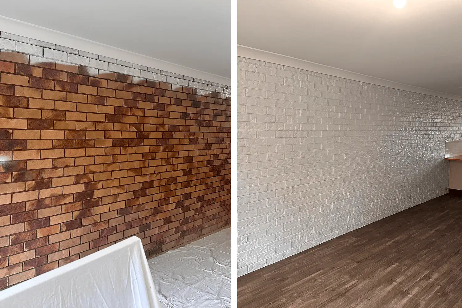Interior Brick Wall Refresh