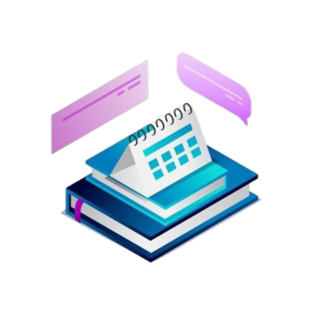 A minimalistic illustration of a calendar.