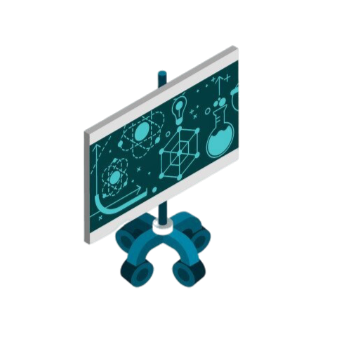 A minimalistic illustration of a computer.