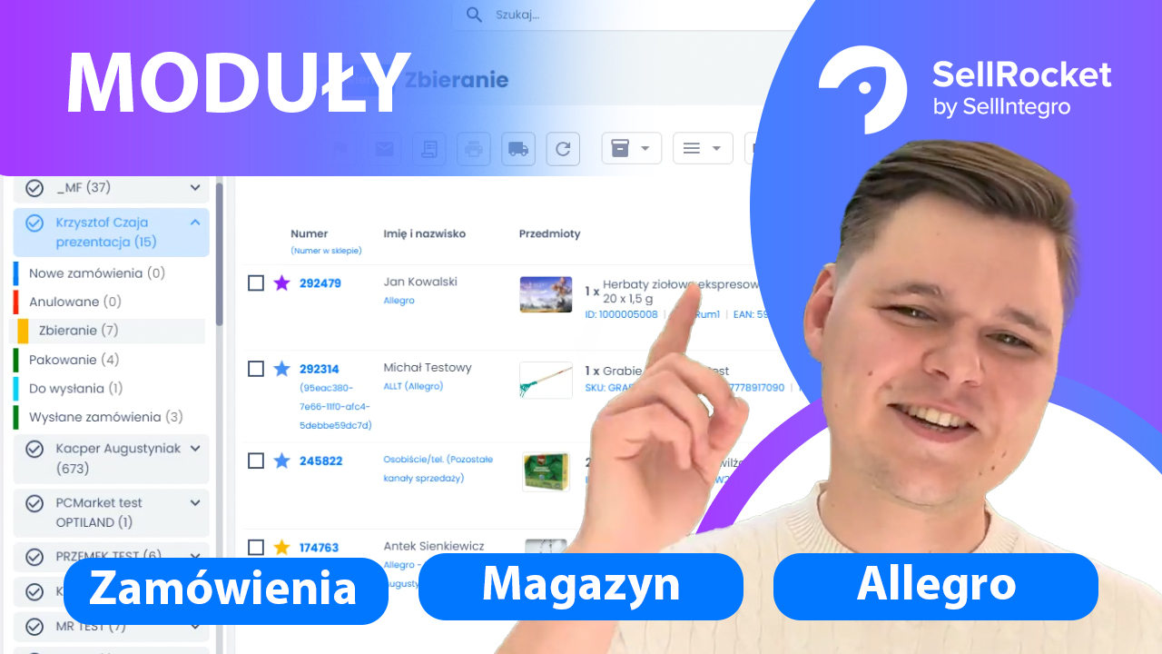 Zobacz, jak działa SellRocket.pl – Prezentacja systemu OMS