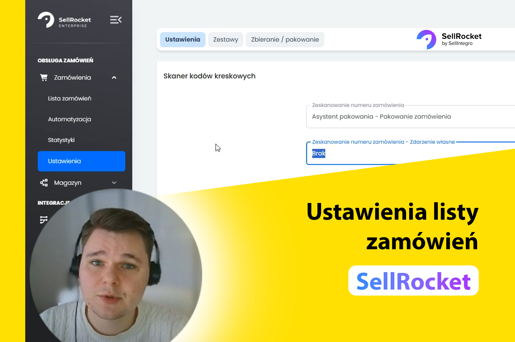 SellRocket Enterprise - Ustawienia zaawansowane listy zamówień