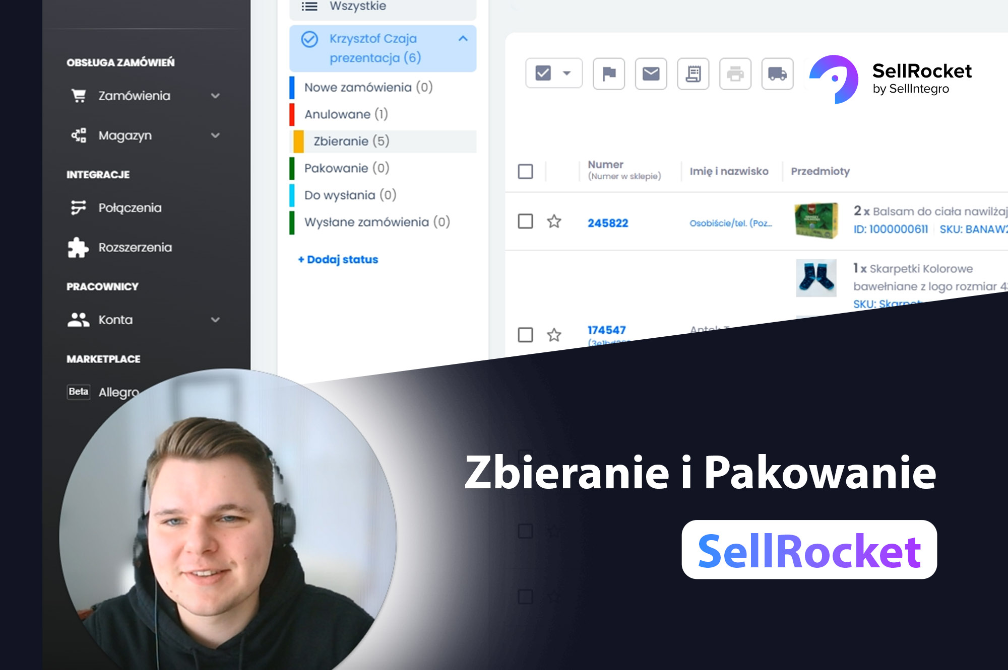 SellRocket Enterprise - Zbieranie i Pakowanie