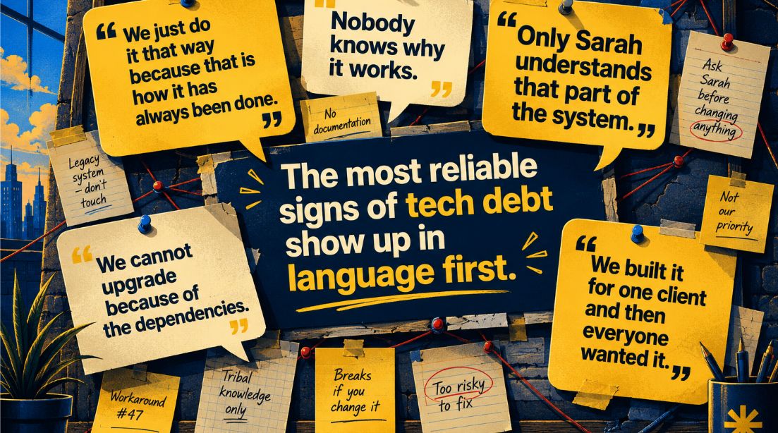 Signs of Tech Debt