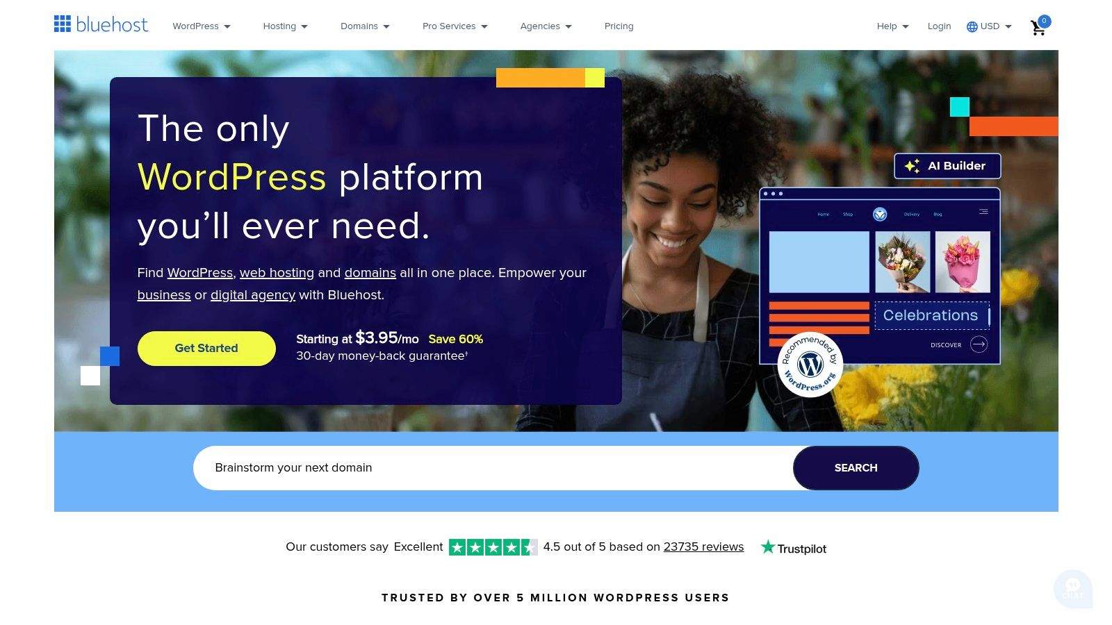 Bluehost AI Site Creator