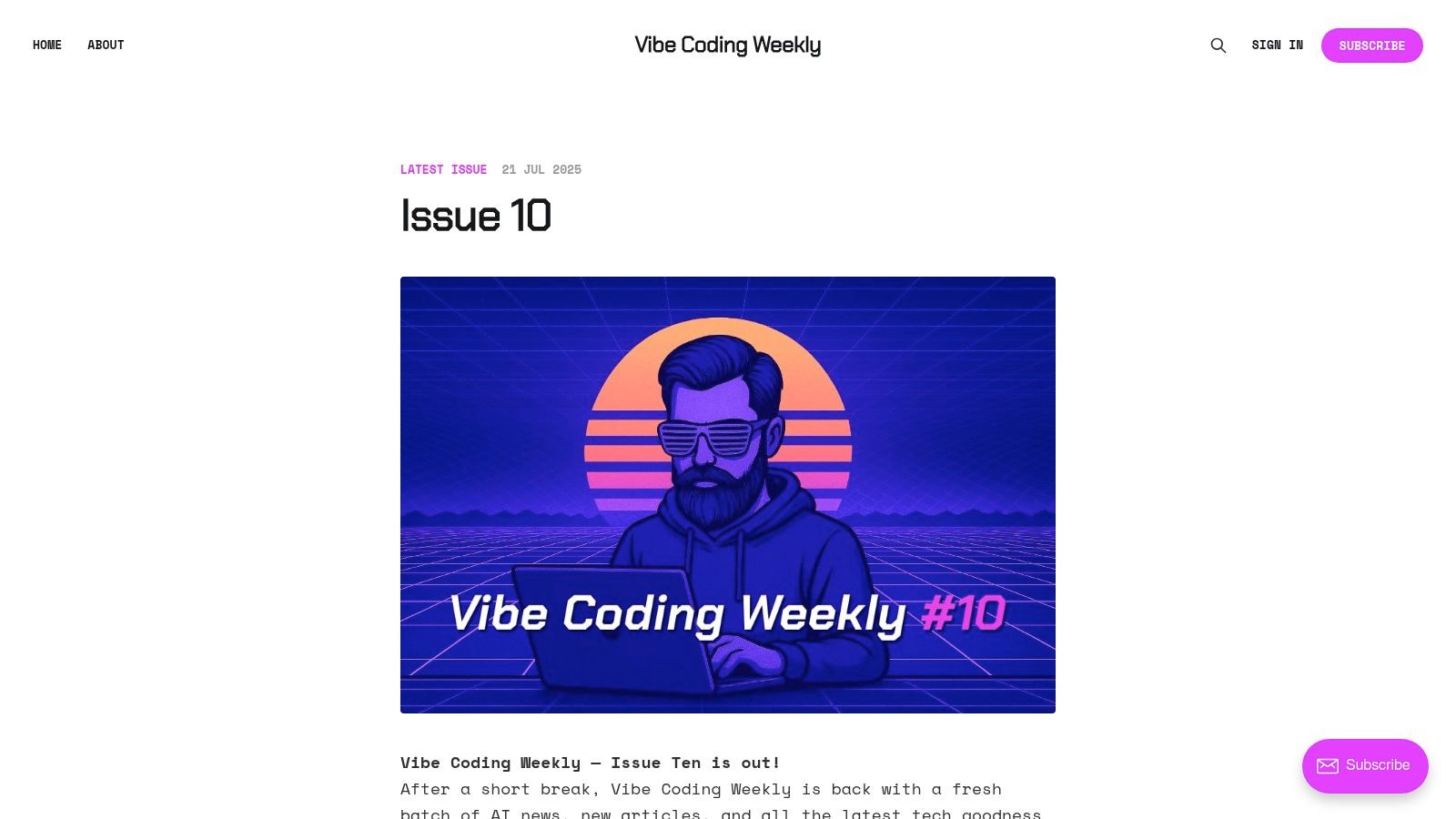Vibe Coding Weekly