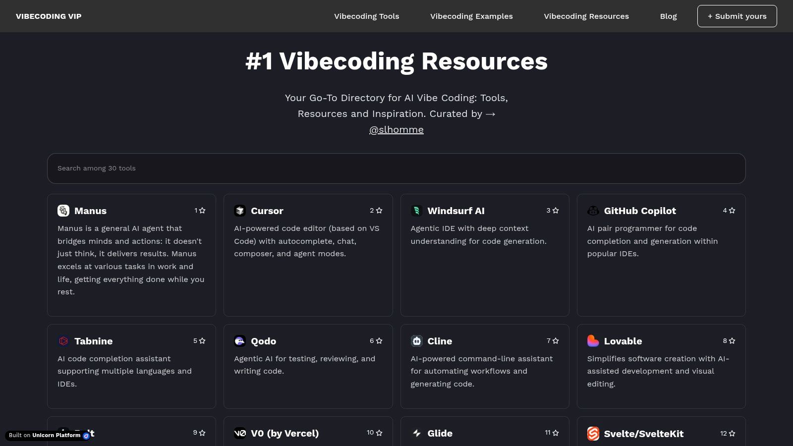 All The Best Vibecoding Tools