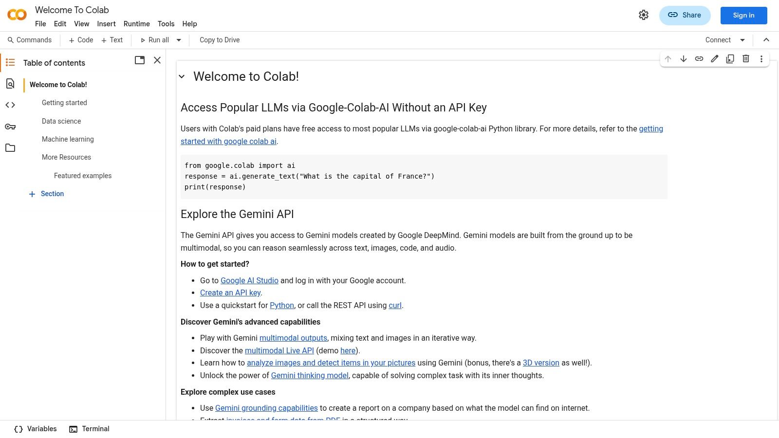Google Colab