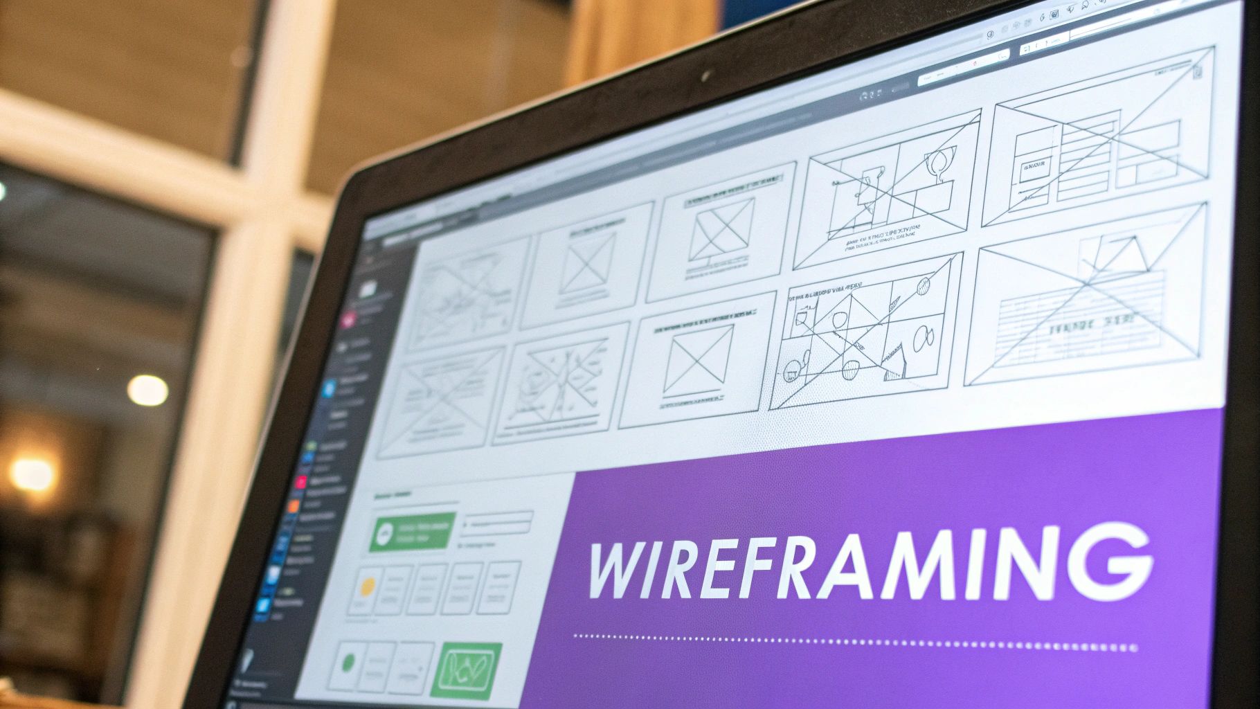 A split screen showing logos of popular design tools like Figma, Sketch, and Adobe XD.
