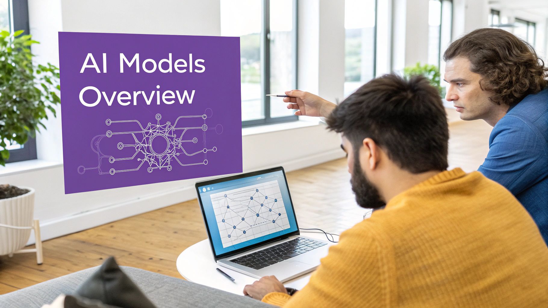 A developer working with AI models and blockchain technology on a computer screen