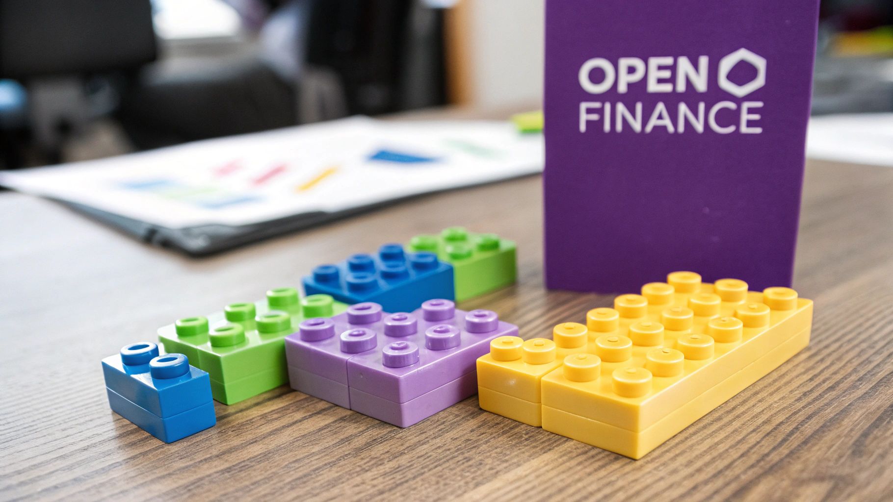 An abstract image representing the interconnected and decentralized nature of finance technology.