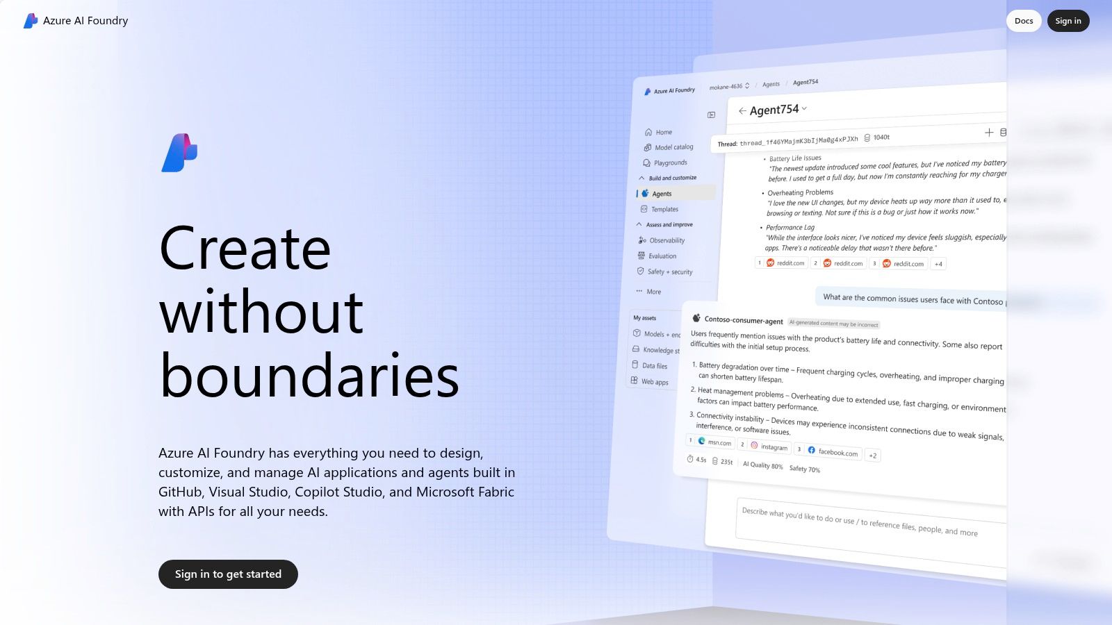 Microsoft Azure AI Foundry (Models Catalog incl. Azure OpenAI)