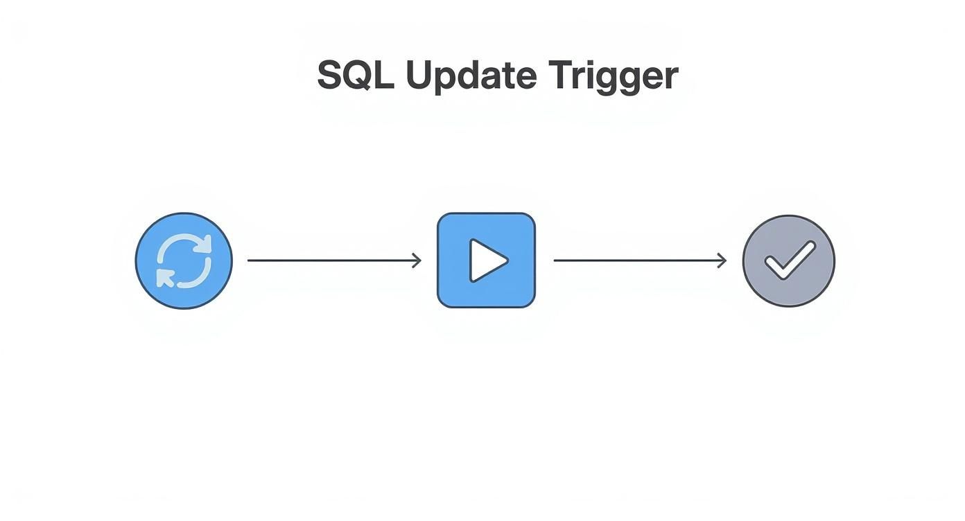 Infographic about trigger sql update