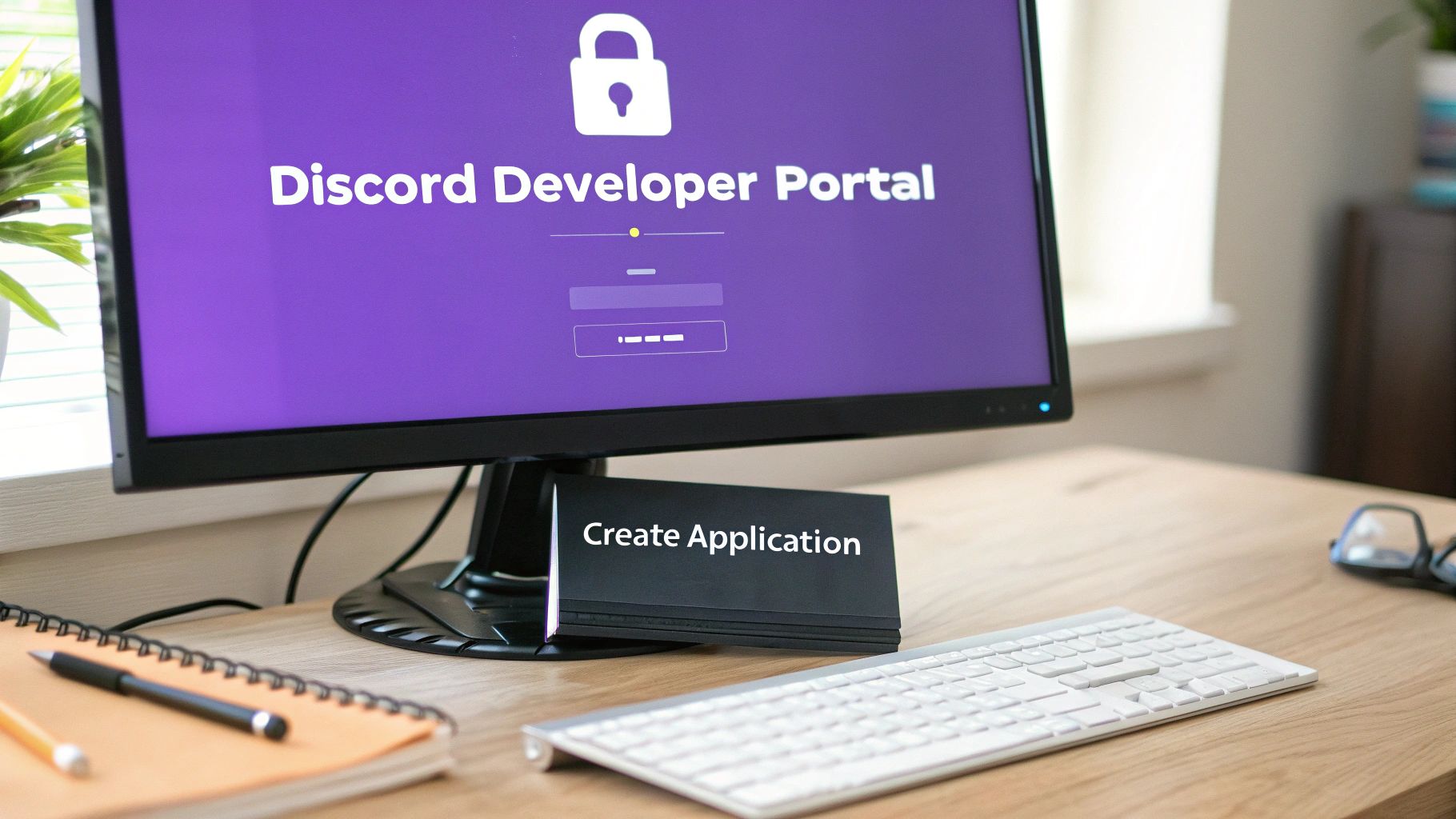 A screenshot of the Discord Developer Portal's application interface.