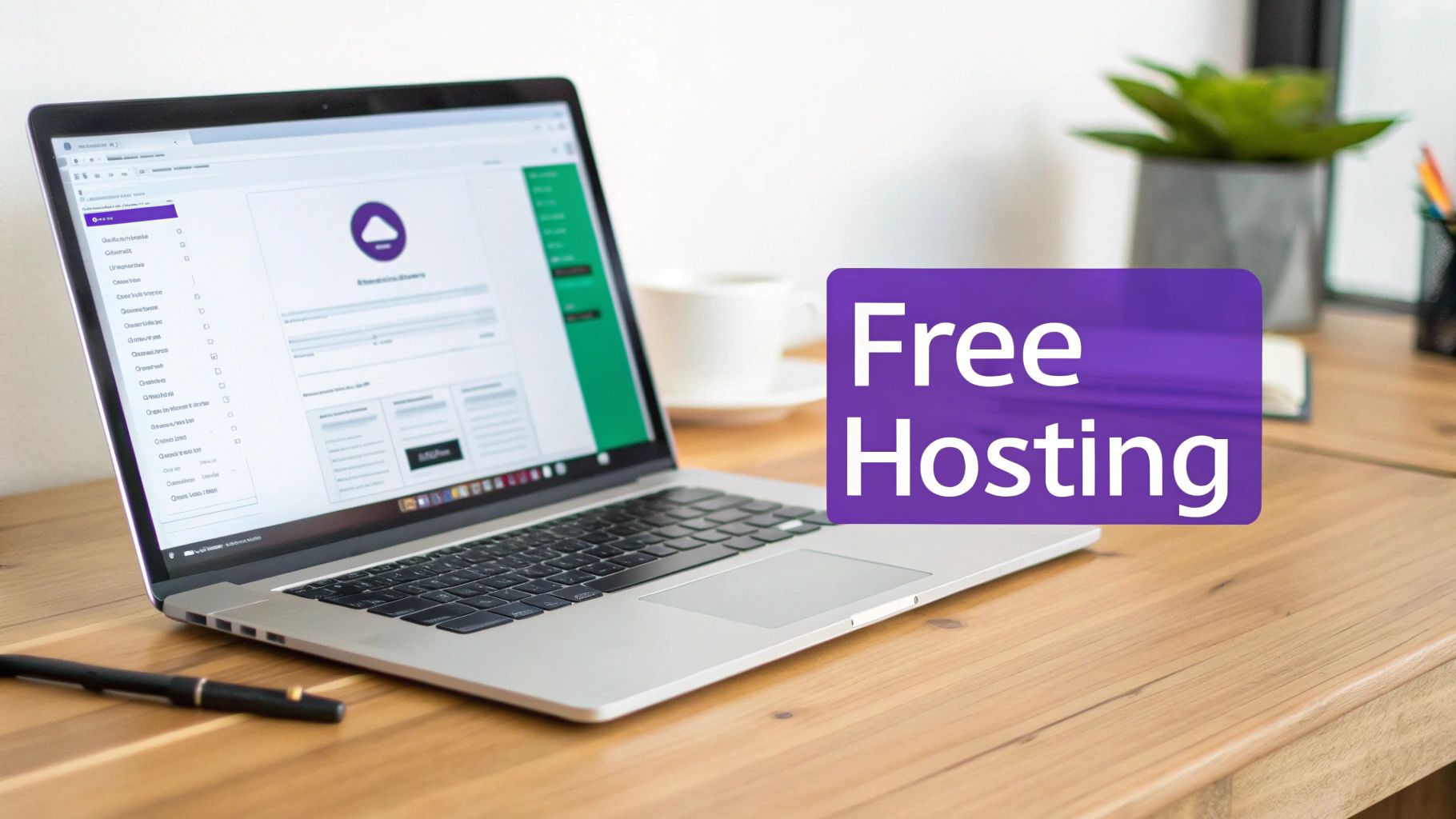 Developer working on code for a website, symbolizing GitHub Pages.