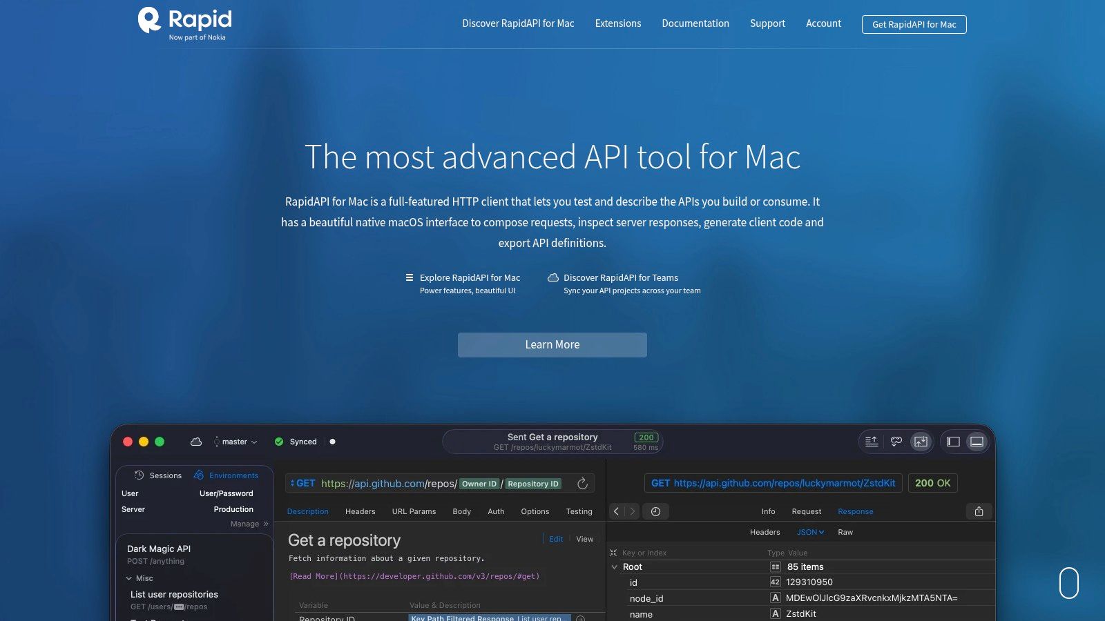 RapidAPI for Mac (formerly Paw)
