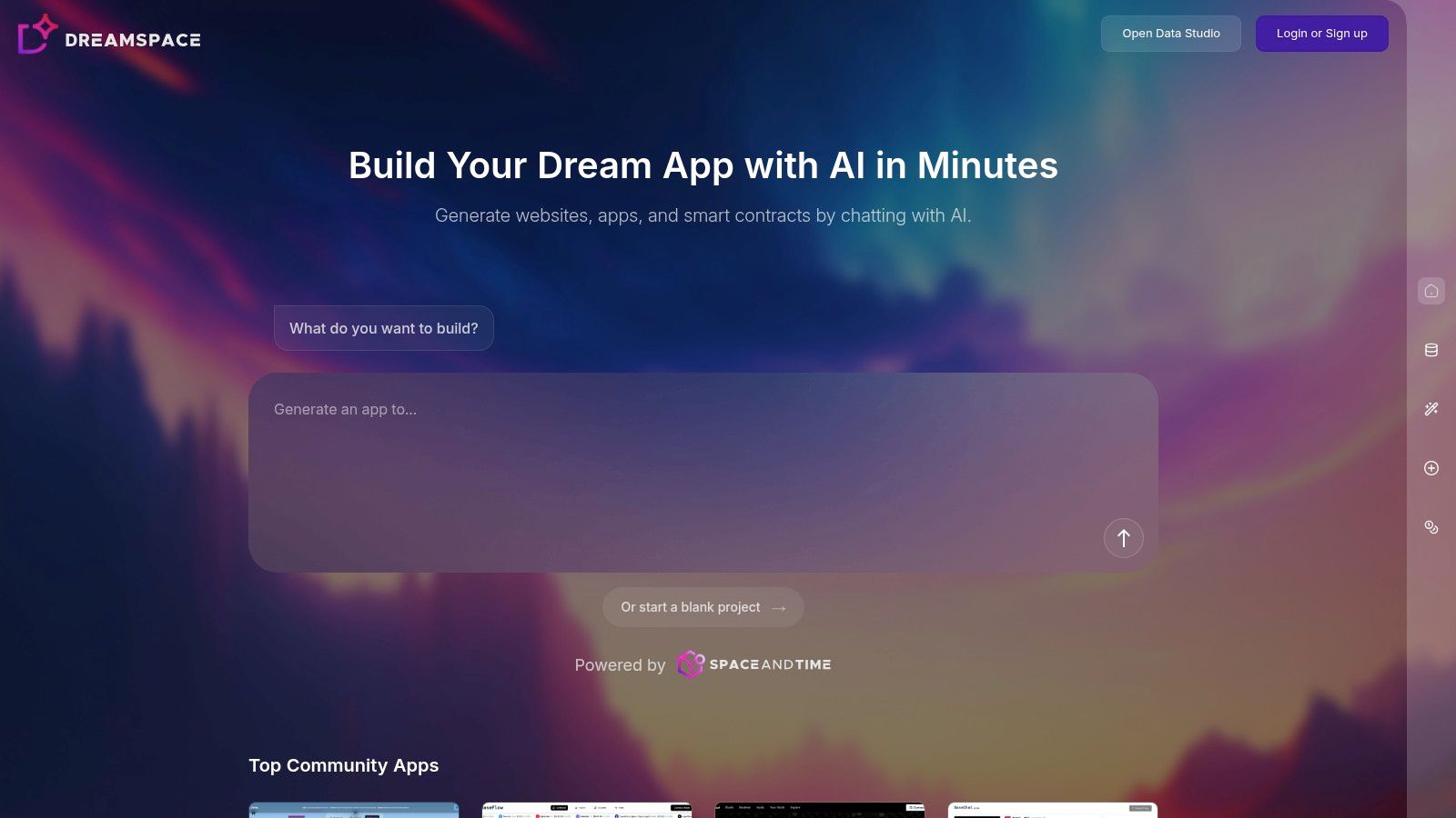 Dreamspace: The AI App Generator for Vibe Coders