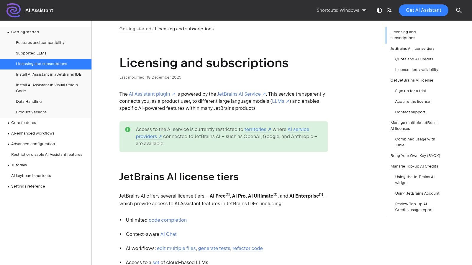 JetBrains AI Assistant