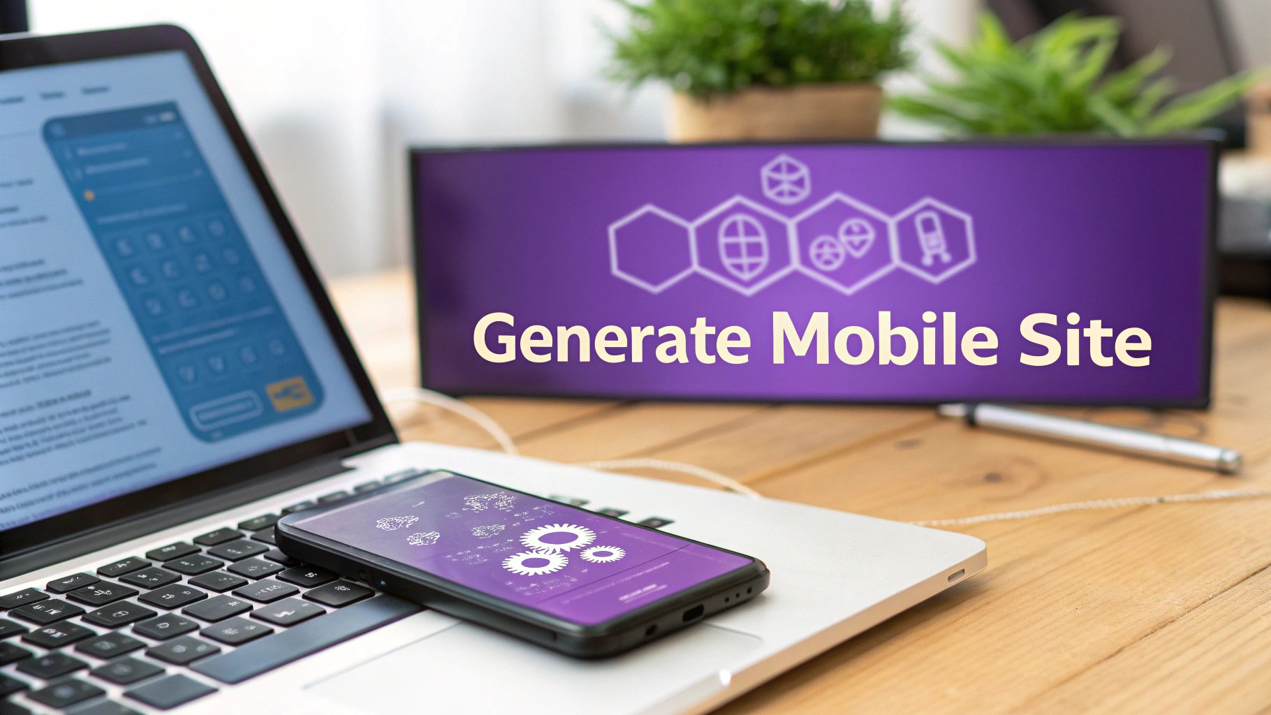 Discover how to generate mobile site with AI in minutes