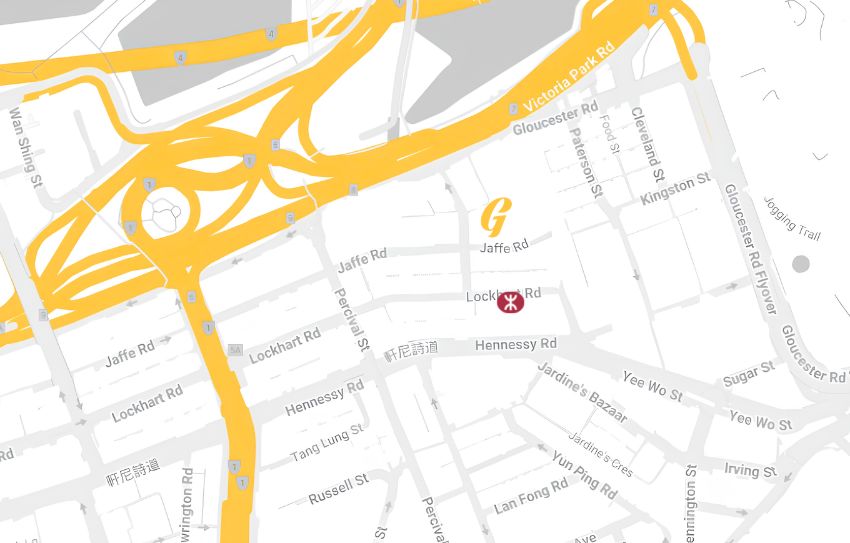 Map of Garage location on Jaffe Road