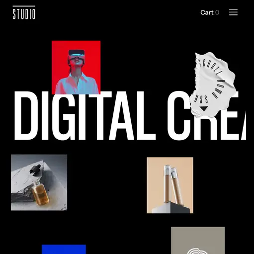 Une image d'un site web réalisé par la société Vode UP