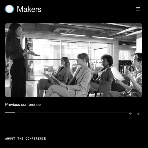 Une image d'un site web réalisé par la société Vode UP
