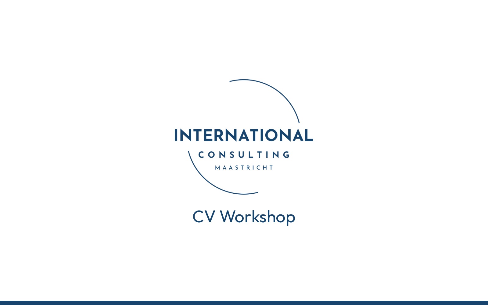 CV Workshop