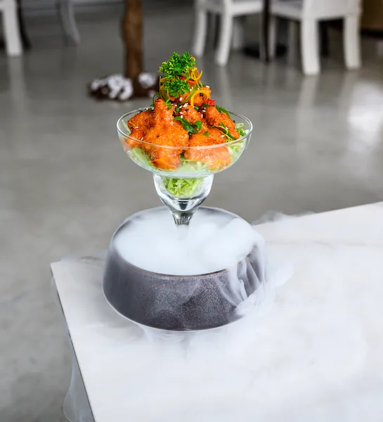 image of chef preparing dishes (for a chinese restaurant)