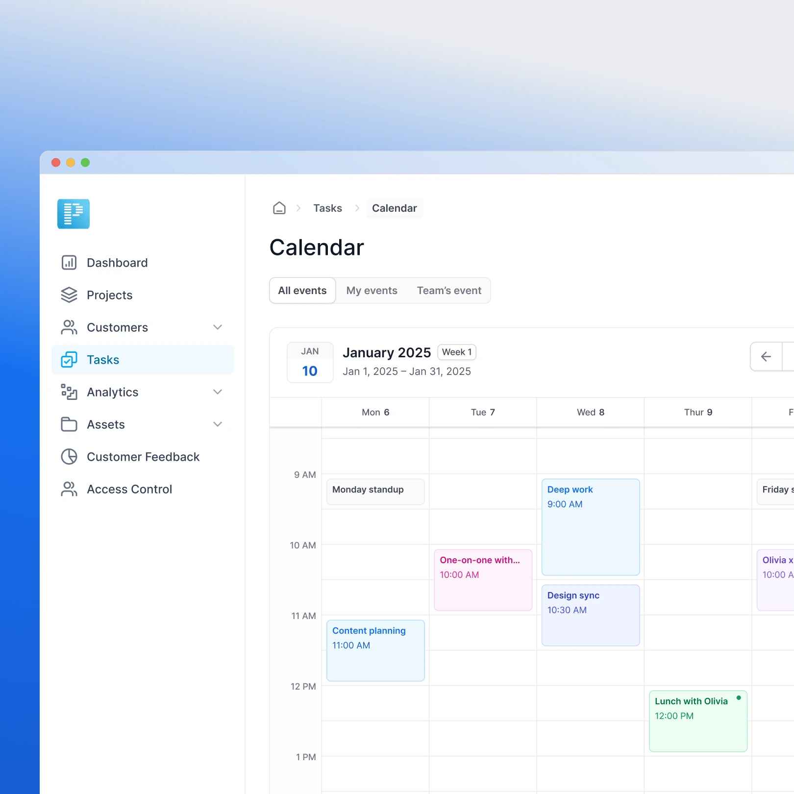 Blomma NocodeAssistant Internal Tool